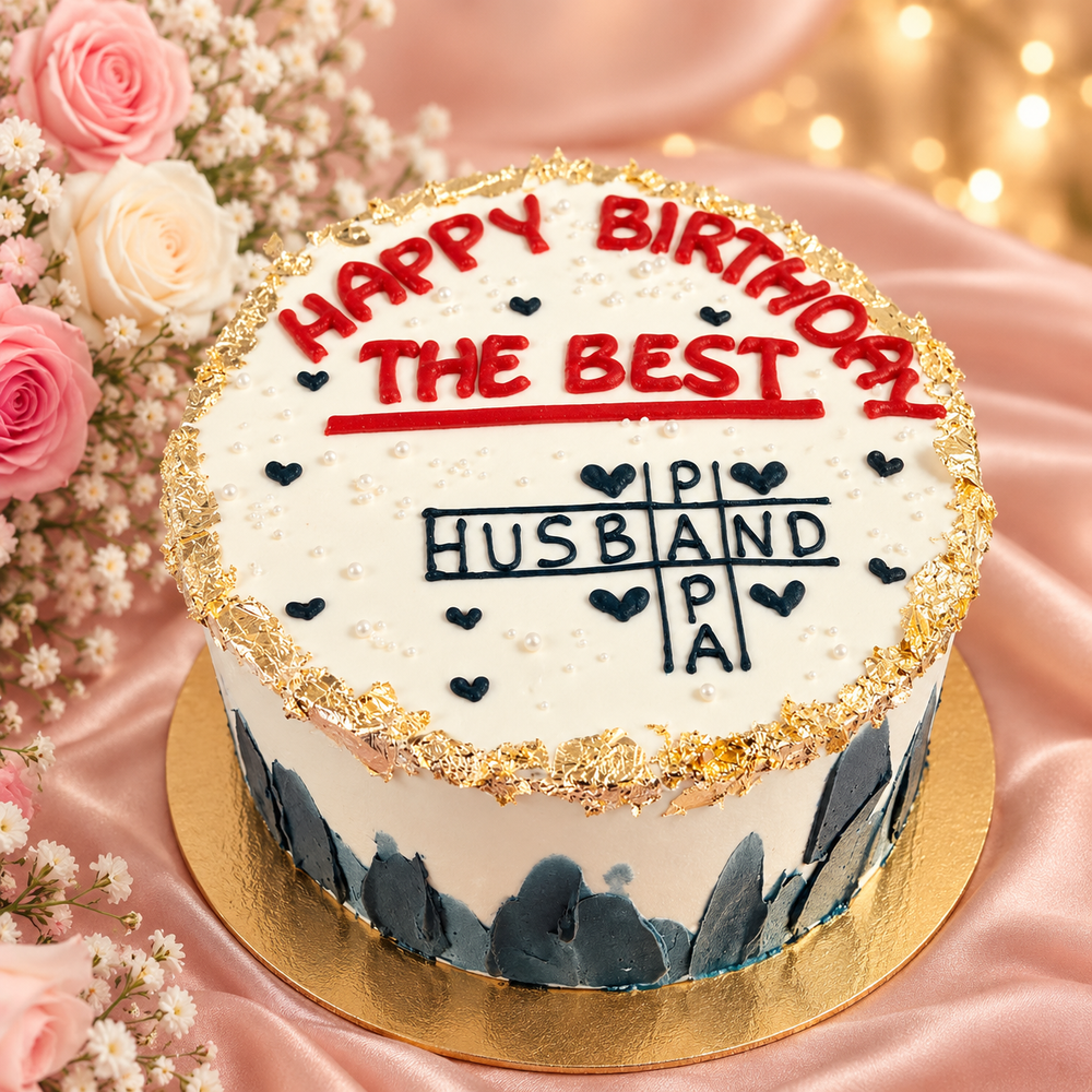 Elegant Birthday Chocolate Mousse Cake
