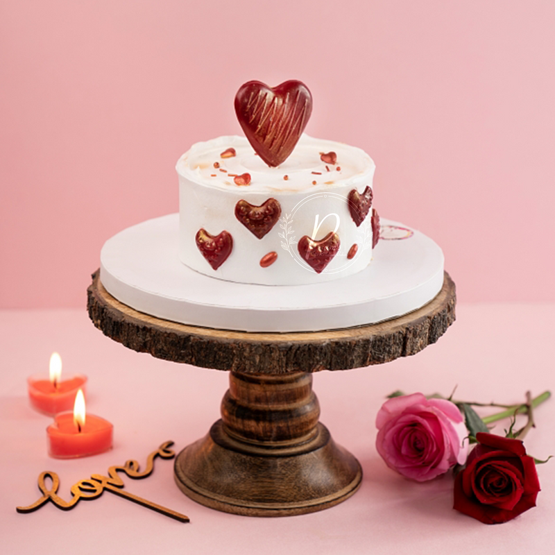 Valentine Special : Heart Shape Cake
